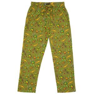 Teenage Mutant Ninja Turtles Mens Lounge Pants / Green/Yellow